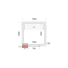 mrazící místnost Tefcold CR 150x150x220 (+sleva při koupi na IČO)